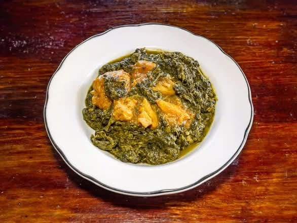 Chicken Saag Lunch.